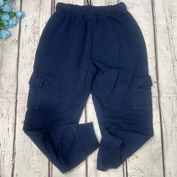 Victoria's Secret Pink Sweatpants Jogger Lounge Logo Cargo Pockets Size Small - Picture 11 of 11